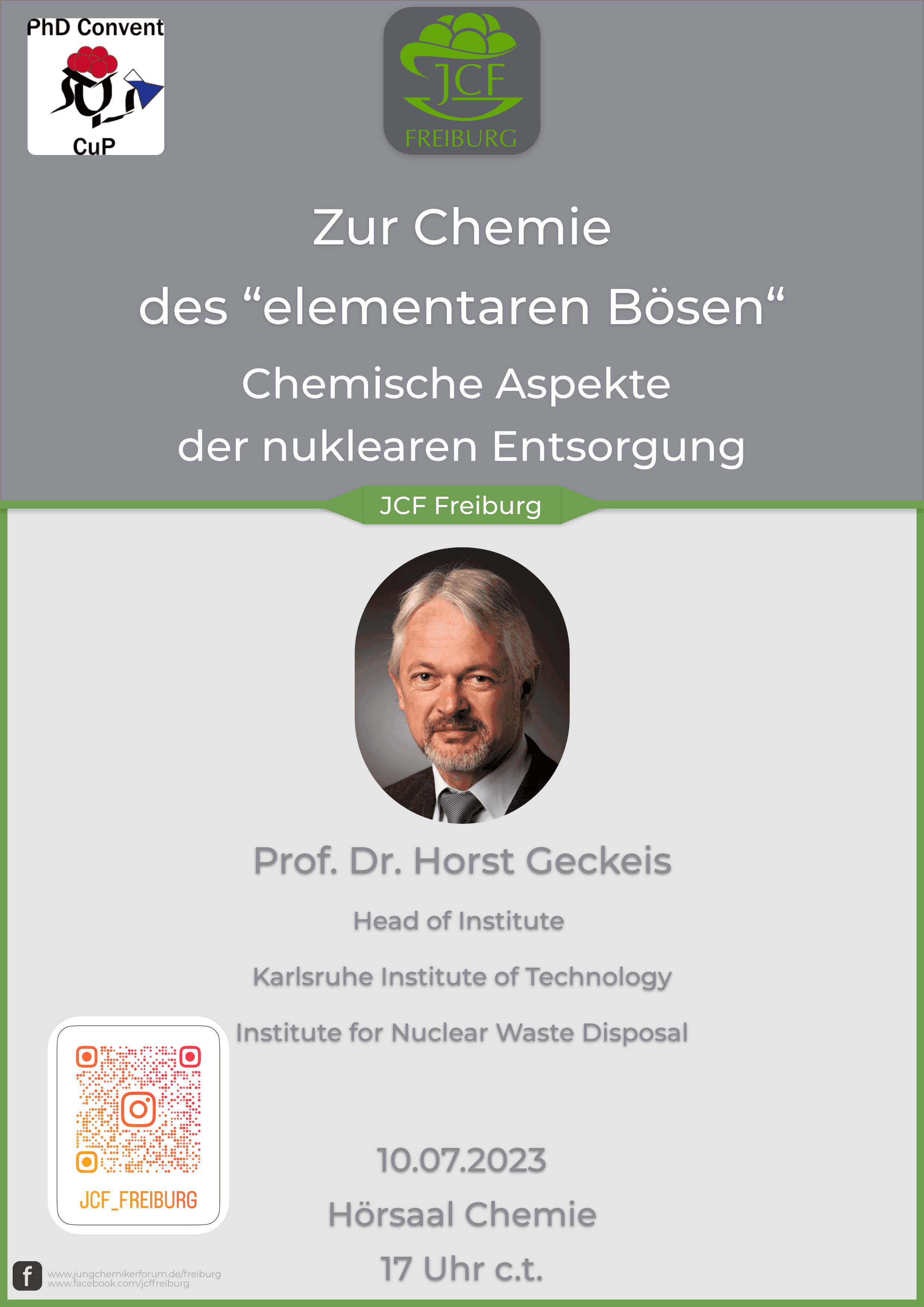 Zur Chemie des "elementaren Bösen"- Chemische Aspekte der nuklearen Entsorgung