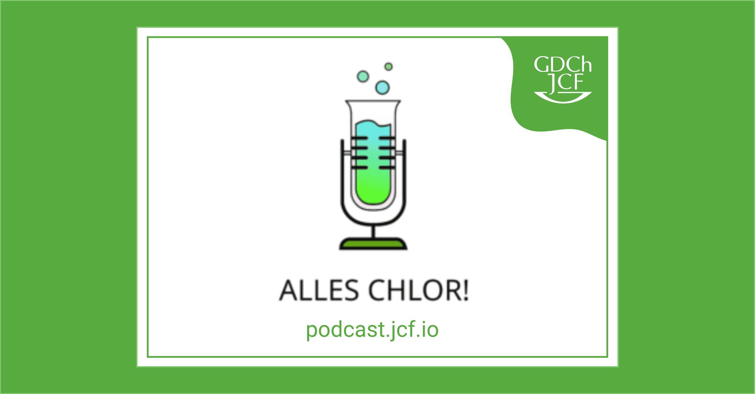 Chemie auf Ohr mit dem Podcast